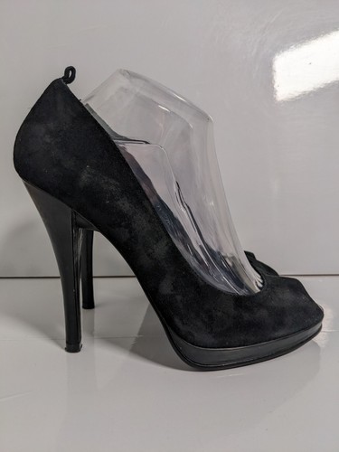 Red dead womens black suede - red,