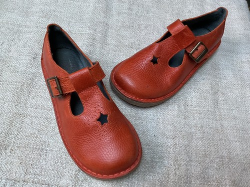 Red dead orange leather - or,